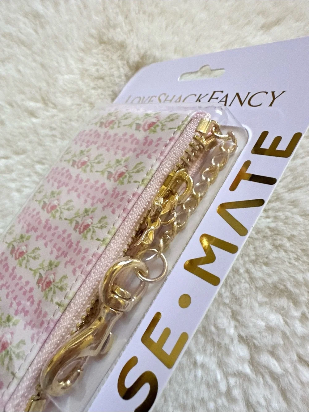 LoveShackFancy x Target - Case-Mate Blooming Heirloom Printed Keychain Wallet